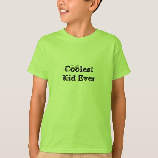 Koudste Kind ooit T-Shirt (Voorkant)