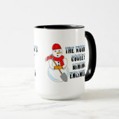 Koudste mijnbouwingenieur Snowman Mok (Voorkant rechts)