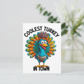 Koudste Turkije in stad Briefkaart (Staand voorkant)