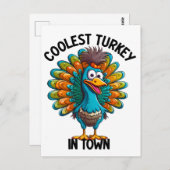 Koudste Turkije in stad Briefkaart (Voorkant / Achterkant)