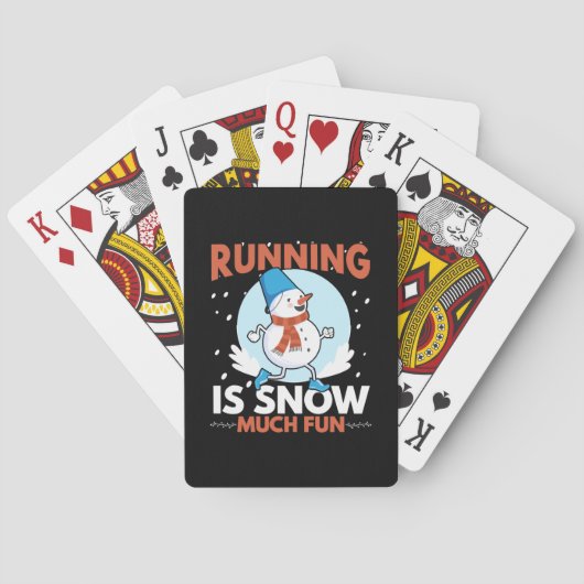 Koudweerloopbaan - Sneeuwvun Pokerkaarten (Achterkant)