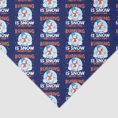 Koudweerloopbaan - Sneeuwvun Tissuepapier (Detail)