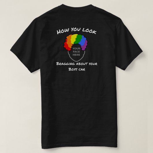 Koudzijde T-shirt (Design achterkant)