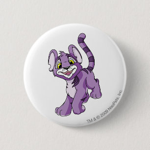 Kougra Paars Ronde Button 5,7 Cm