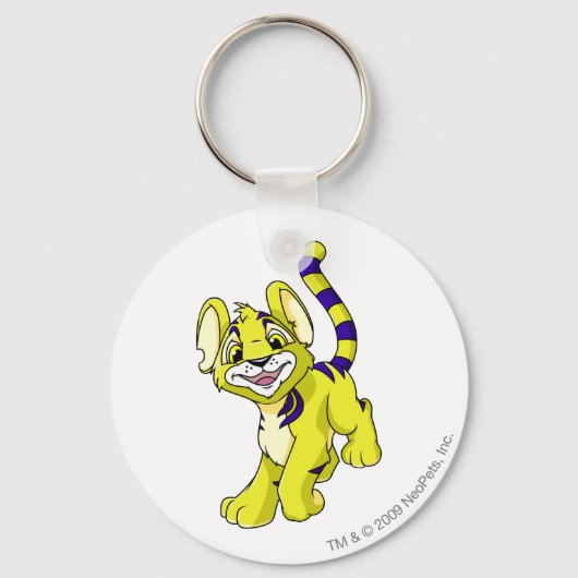 Kougra Yellow Sleutelhanger (Voorkant)