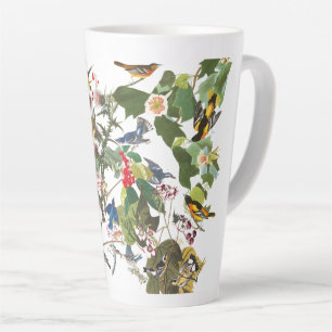 Koulage van vogels in het wild levende vogels — latte mok