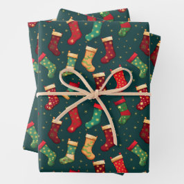 Kousen en Sparkles Inpakpapier Vel