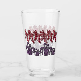 Kousen op geschenken glas