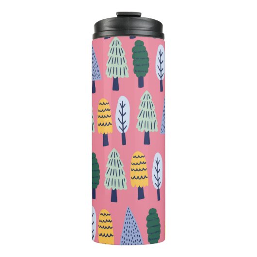  kousenbomen naadloos thermosbeker (Voorkant)