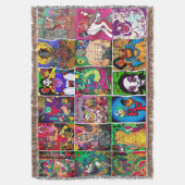 Kousin Freaky Multiple Design Deken (Voorkant Verticaal)