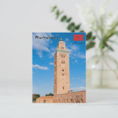 Koutoubia-moskee - Marrakech, Marokko Briefkaart (Staand voorkant)