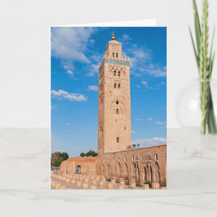 Koutoubia-moskee - Marrakech, Marokko Kaart