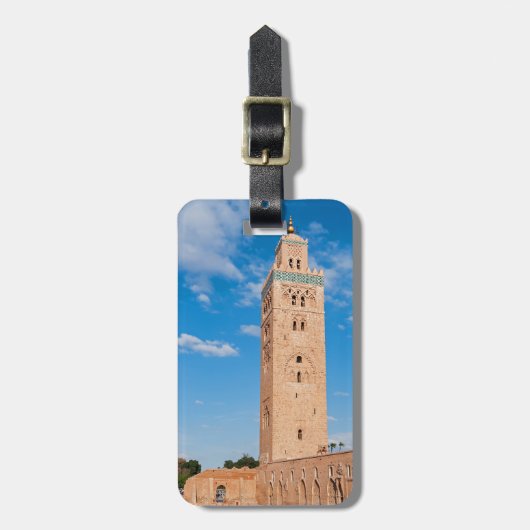 Koutoubia Mosque - Marrakech, Marokko Bagagelabel (Voorkant verticaal)