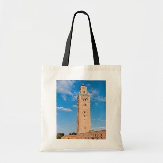Koutoubia Mosque - Marrakech, Marokko Tote Bag (Voorkant)