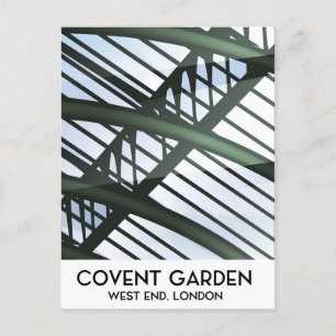 Kovent Garden, londen,  reisposter Briefkaart