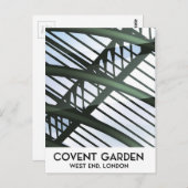 Kovent Garden, londen,  reisposter Briefkaart (Voorkant / Achterkant)