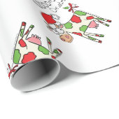 Kow Funny Cartoon kerstfeestdag Cadeaupapier (Rol Hoek)