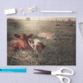 Kow Rustic Country Farmhouse Decoupage Tissuepapier (Craft)