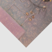 Kow Rustisch Land Western Boerderij Roze ontkoppel Tissuepapier (Detail)