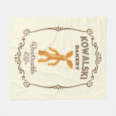 Kowalski Bakery - Bowvrachtkle Fleece Deken (Voorkant (Horizontaal))