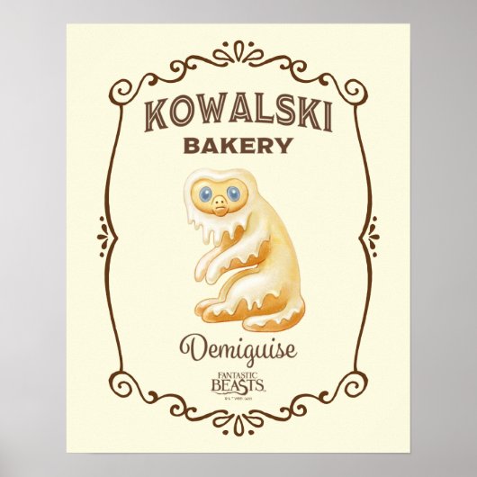 Kowalski Bakery - Demiguise Poster (Voorkant)