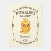 Kowalski Bakery Fwooper Fleece Deken (Voorkant)