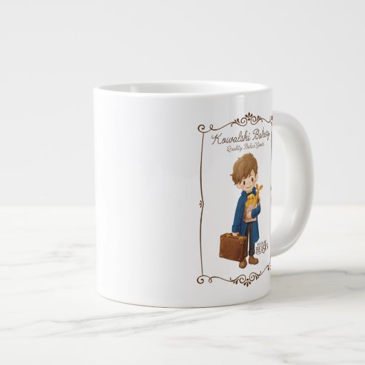 Kowalski Bakery - Newt Scamander Extra Grote Beker (Voorkant rechts)
