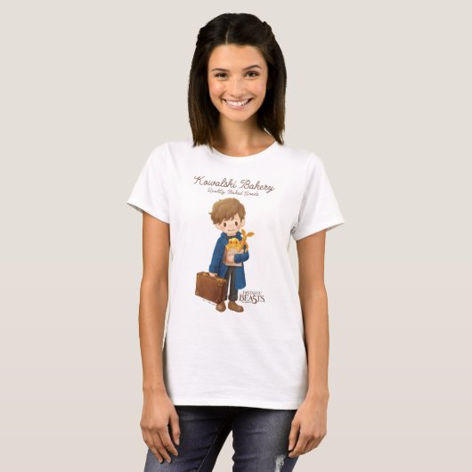 Kowalski Bakery - Newt Scamander T-shirt (Voorkant volledig)
