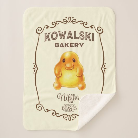 Kowalski Bakery - Niffler Sherpa Deken (Voorkant)
