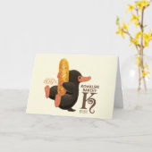 Kowalski Bakery - Niffler With Bread Kaart (Gele Bloem)