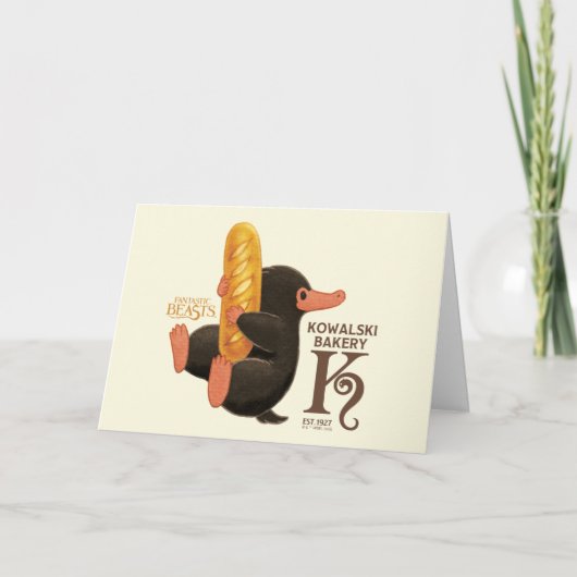 Kowalski Bakery - Niffler With Bread Kaart (Voorkant)