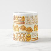 Kowalski Bakery Rows of Treats Pattern Extra Grote Beker (Voorkant)