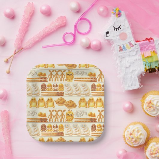 Kowalski Bakery Rows of Treds Pattern Papieren Bordje (Feest)