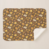 Kowalski Bakery Toss Pattern Sherpa Deken (Voorkant (horizontaal))