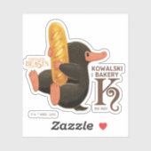 Kowalski bakkerij - niffler met brood sticker (Vel)