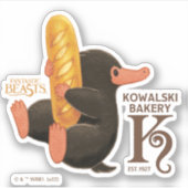 Kowalski bakkerij - niffler met brood sticker (Voorkant)