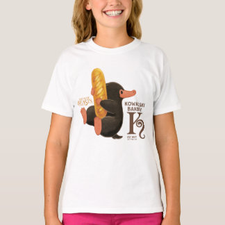 Kowalski bakkerij - niffler met brood t-shirt