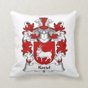 Koziel Family Crest Kussen