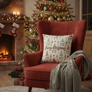 Kozijn Scandinavische Kerstkabouter Worp Kussen