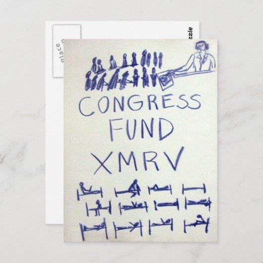 kp congress fund xmrv carte postale (Devant / Derrière)