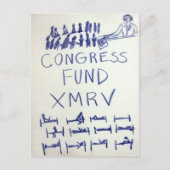 kp congress fund xmrv carte postale (Devant)