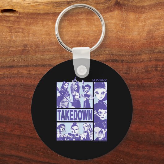 Kp Demon Hunters Halloween Huntrix Takedown Panel Sleutelhanger (Voorkant)
