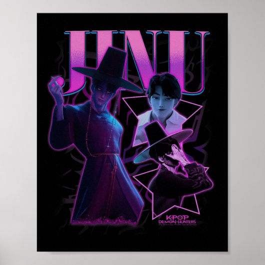 Kp Demon Hunters Halloween Jinu Showcase Y2k Style Poster (Voorkant)
