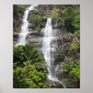 Kpalingwatervallen. Centraal Togo, West-Afrika 2 Poster