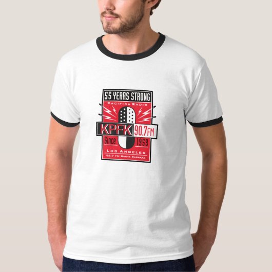 KPFK 55e Jubileum Ringer Shirt (Voorkant)