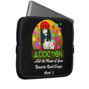 ╚" ♪ ♥ KPOP Addication-Neopree Laptop Sleeve