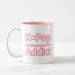 Kpop Addict Tweekleurige Koffiemok