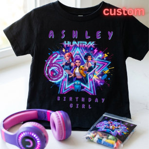 Kpop Anime Meisje 6de verjaardag T-shirt naar maat