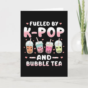 Kpop Bubble Tea Kaart