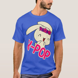 KPop Cute Kawaii Bunny Funny Rabbit South Korea Mu T-shirt